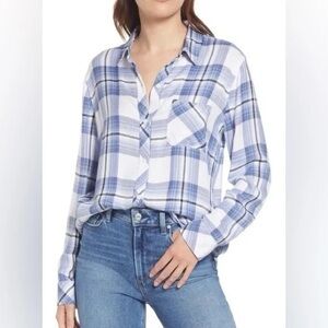 Rails Hunter Plaid Shirt Large EUC